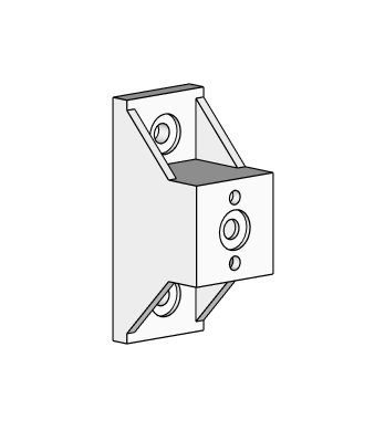 1" plastic roll out spacer