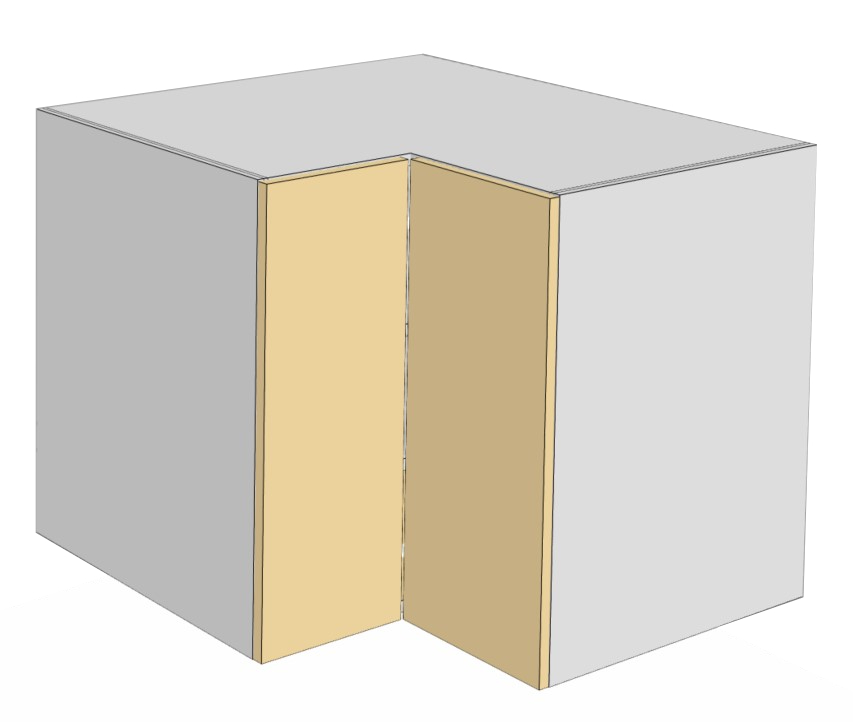 corner base cabinet - optional lazy suzan