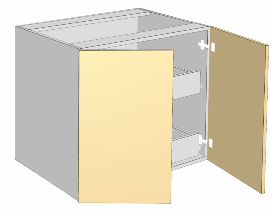 2 doors - 2 rollouts