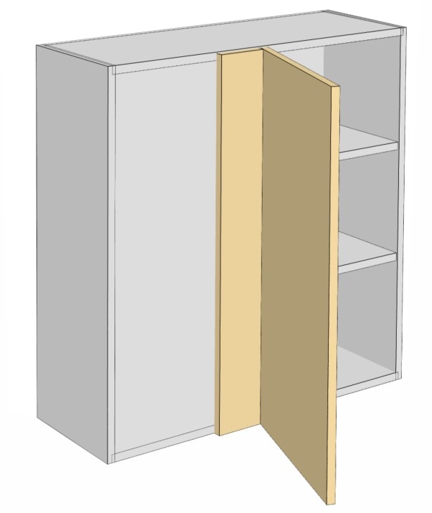 left side blind corner-1door